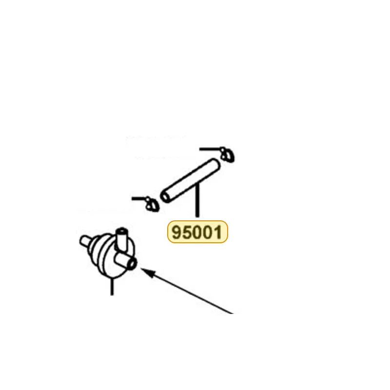 95001-45045-40 TUBE FUEL 4.5*45 — diagram cutout
