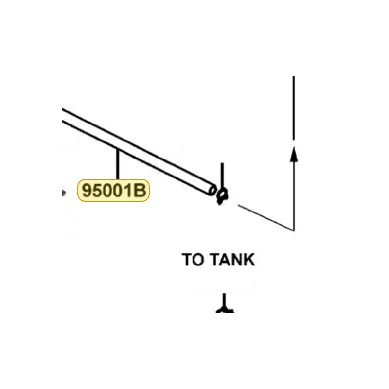 95001-45380-40 TUBE FUEL 8*380 — diagram cutout