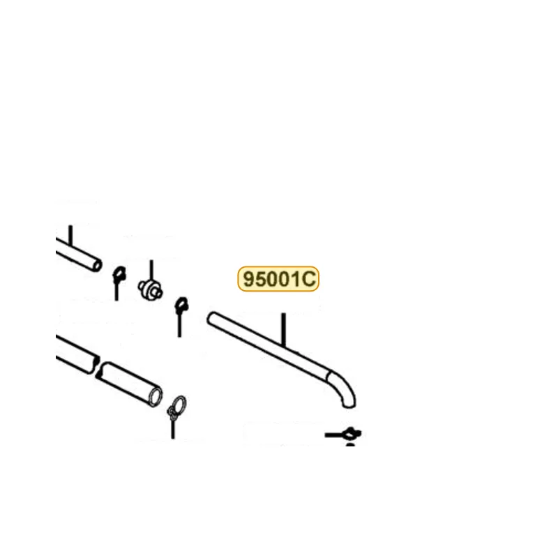 95001-45560-40 TUBE FUEL 4.5*560 — diagram cutout