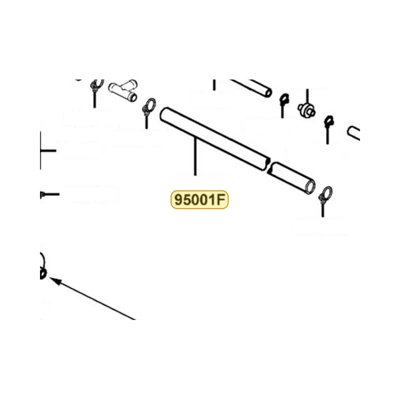 95001-80660-40 TUBE FUEL 8*600 — diagram cutout