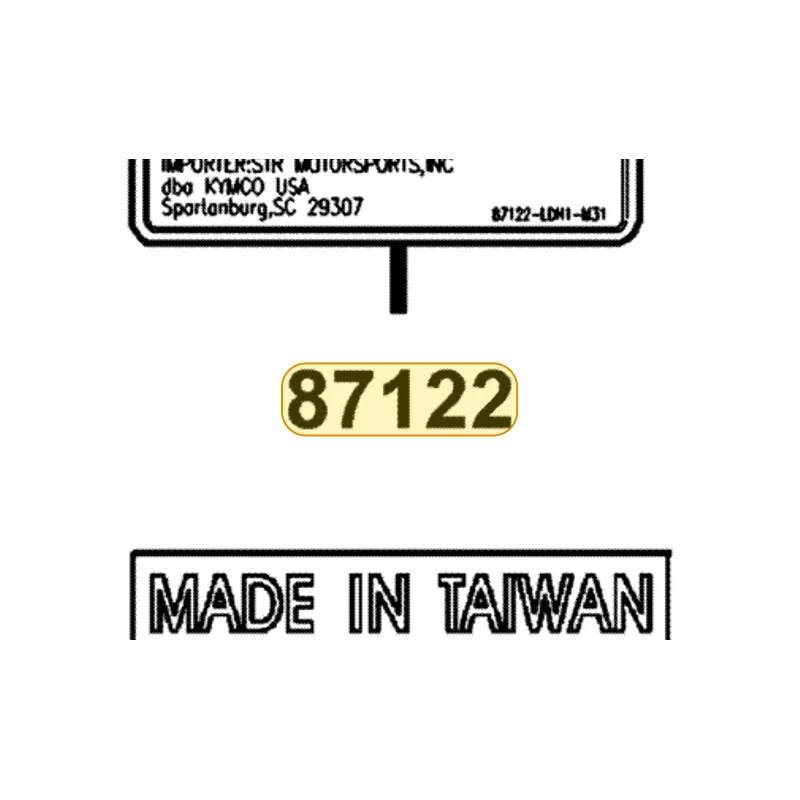 87122-LDH1-M31-T01 MARK EVAPORATIVE E/M — diagram cutout