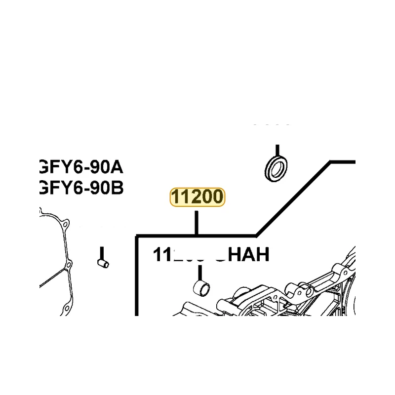 11200-LCD2-E00 CRANKCASE SET L — diagram cutout