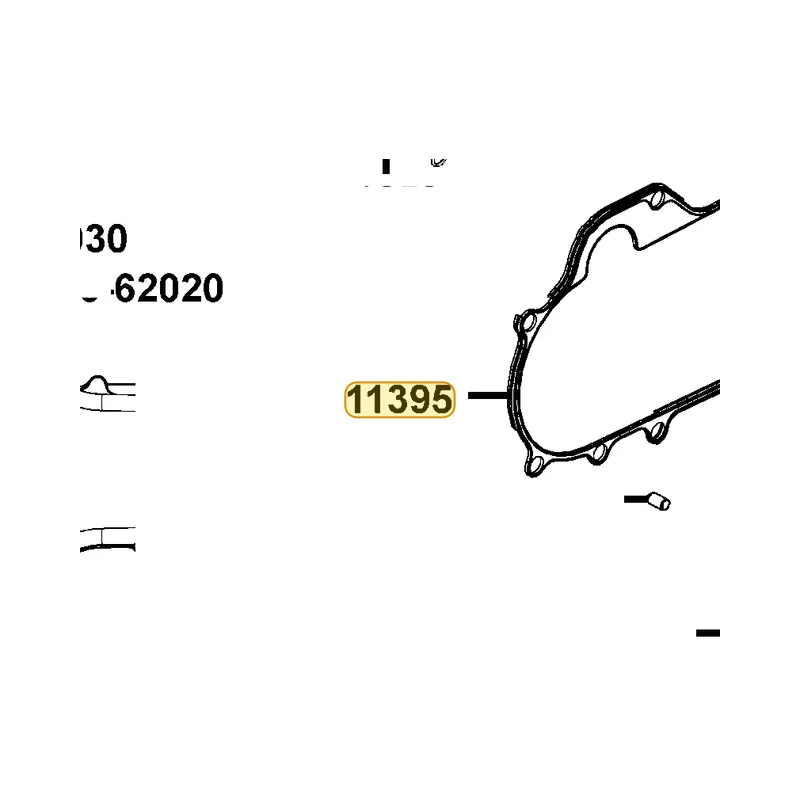 11395-LCD2-E00 GASKET L COVER — diagram cutout