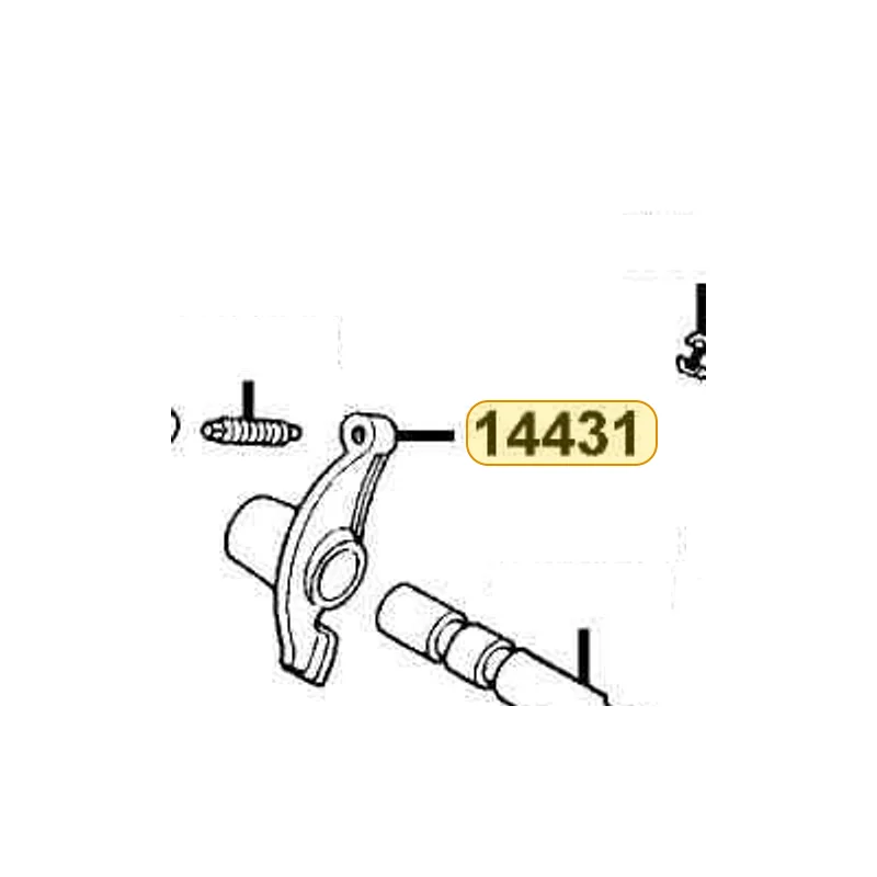 14431-LBC9-900 ARM VALVE ROCKER — diagram cutout