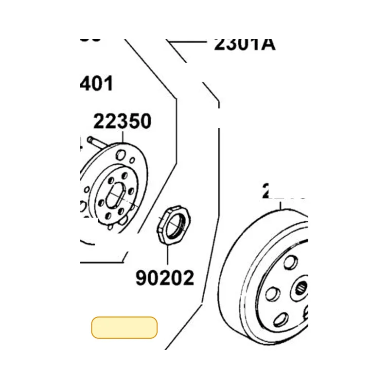 23233-LDA1-900 SPG DRIVEN FACE — diagram cutout
