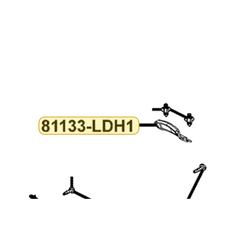 81133-LDH1-E00-C9P CAP LEG SHIELD — diagram cutout