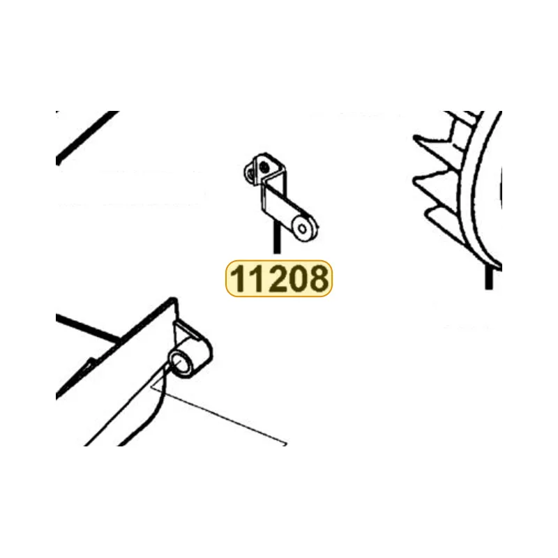 11208-LBD6-E00 STAY RR TIRE FENDER — diagram cutout