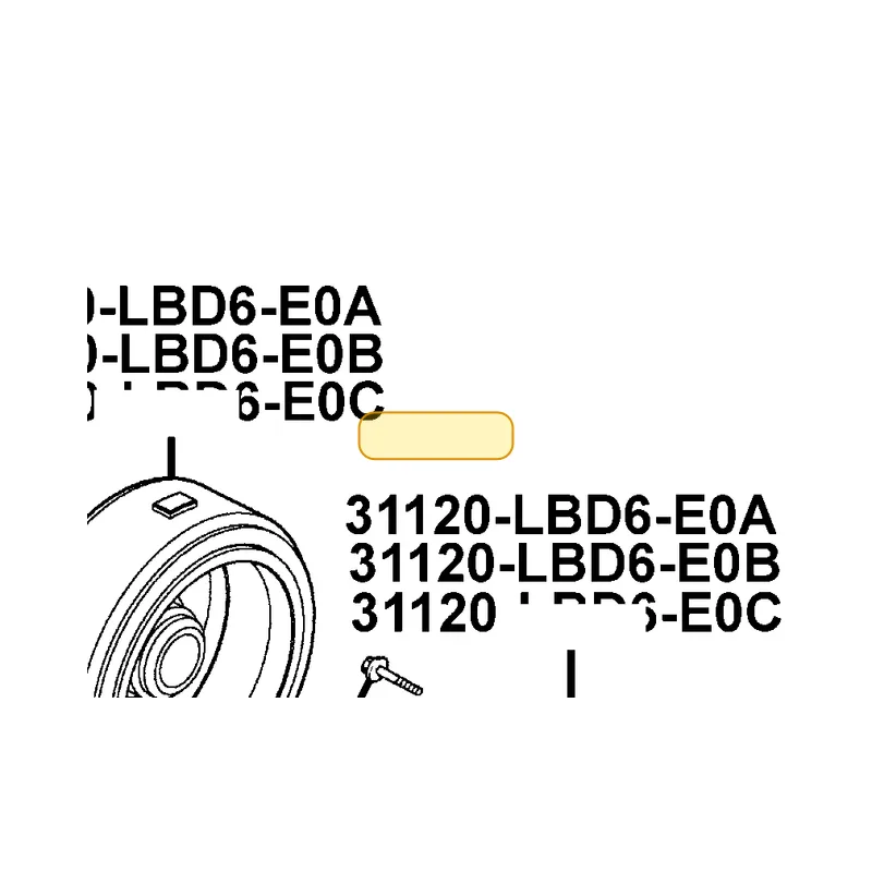 31100-LBD6-E0B AC GEN ASSY — diagram cutout