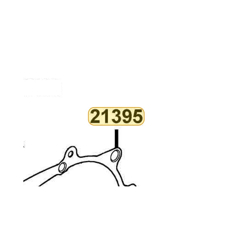 21395-LCD2-E00 GASKET, MISSION CASE A — diagram cutout