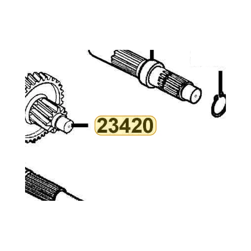 23420-LCD2-E00 SHAFT COMP COUNTER — diagram cutout
