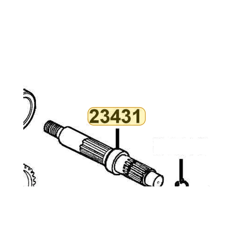 23431-LCD2-E00 SHAFT FINAL — diagram cutout