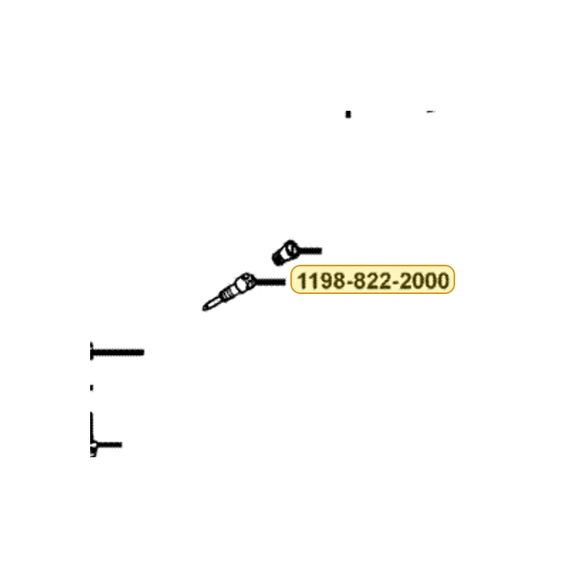 1198-822-2000 SCREW (D.S) — diagram cutout