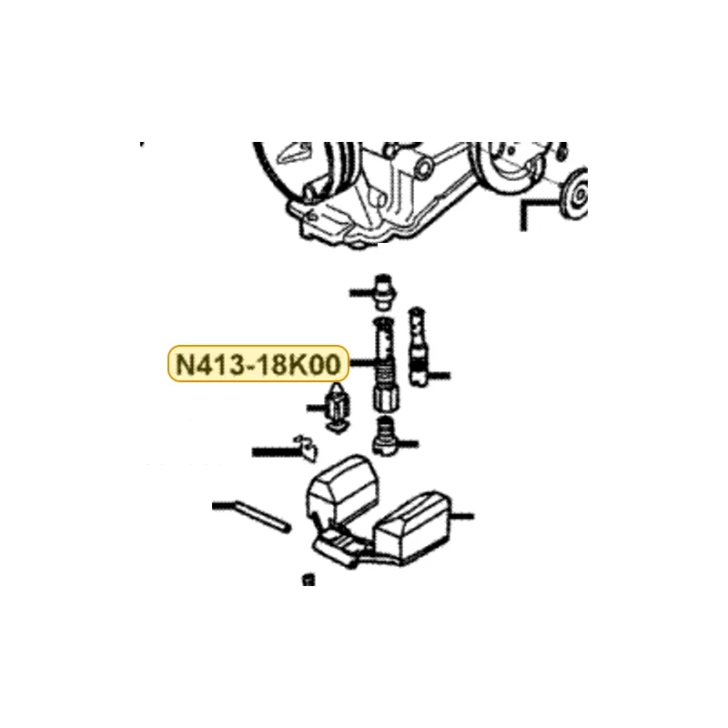 N413-18K00 NEEDLE JET HOLDER — diagram cutout