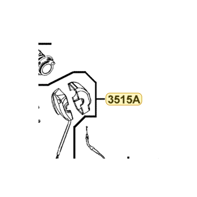 3515A-KEB8-B00 SW ASSY RH HNDL COMP — diagram cutout