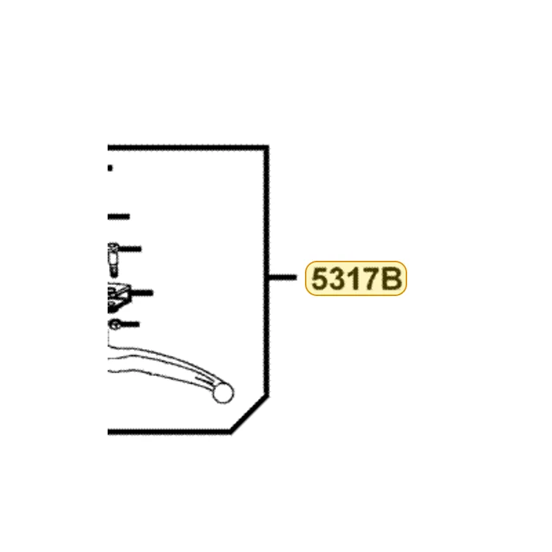 5317B-LCD1-E00 BRACKET ASSY HANDLE LH — diagram cutout