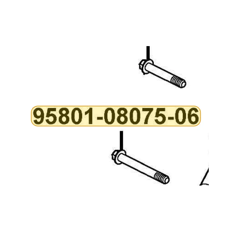 95801-08075-06 BOLT FLANGE 8*75 — diagram cutout