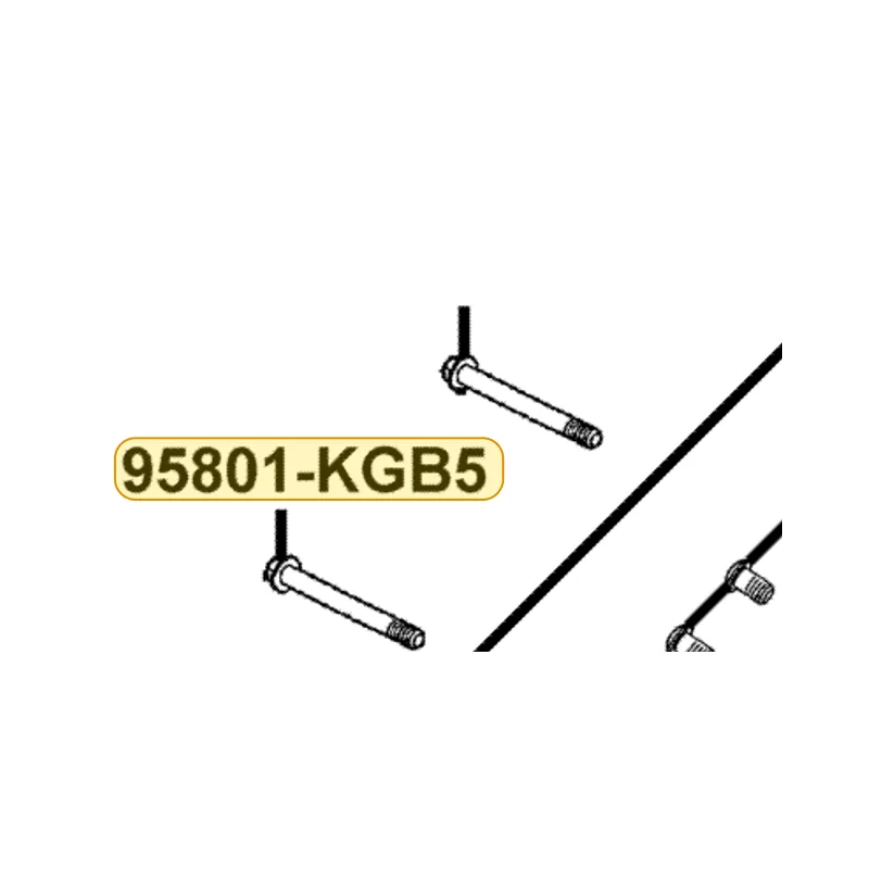 95801-KGB5-E00 BOLT TORX M8x60 (G) — diagram cutout