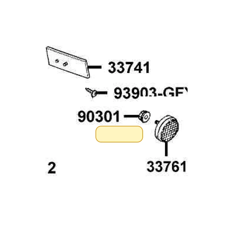 80103-LCD2-E00 SPLASH GUARD RR INNER FENDER — diagram cutout