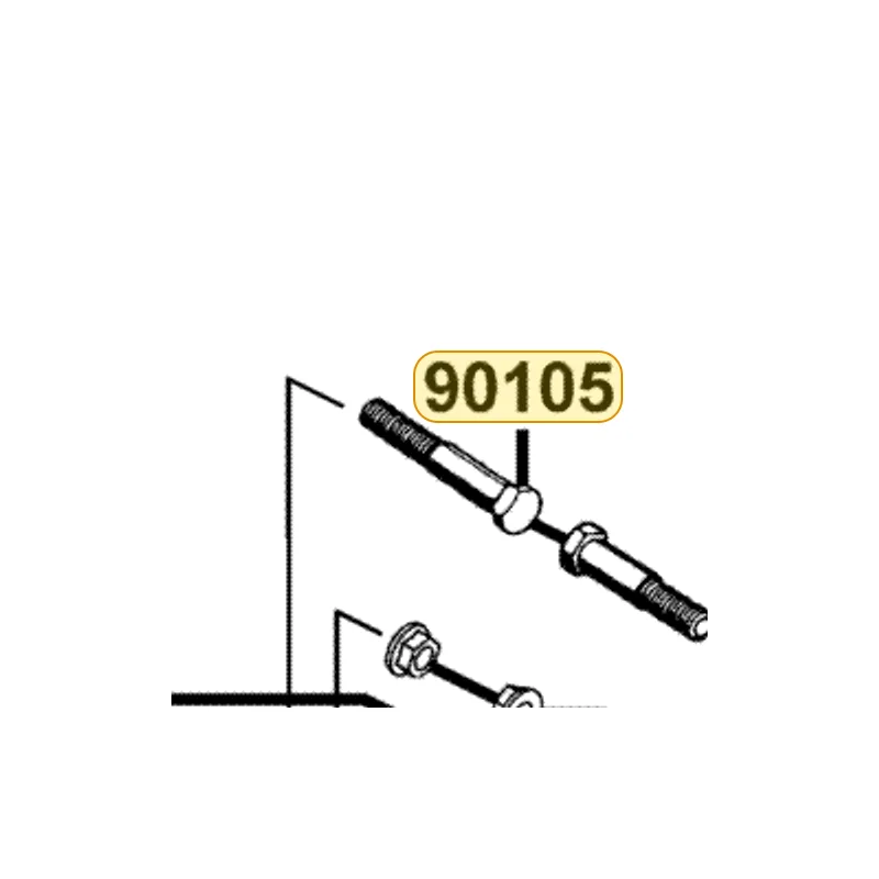 90105-LCD2-E00 SQUARE BOLT M10*305 — diagram cutout
