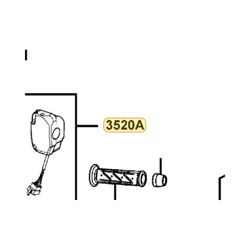 3520A-KGB5-M30 SW ASSY LH HANDLE COMP — diagram cutout