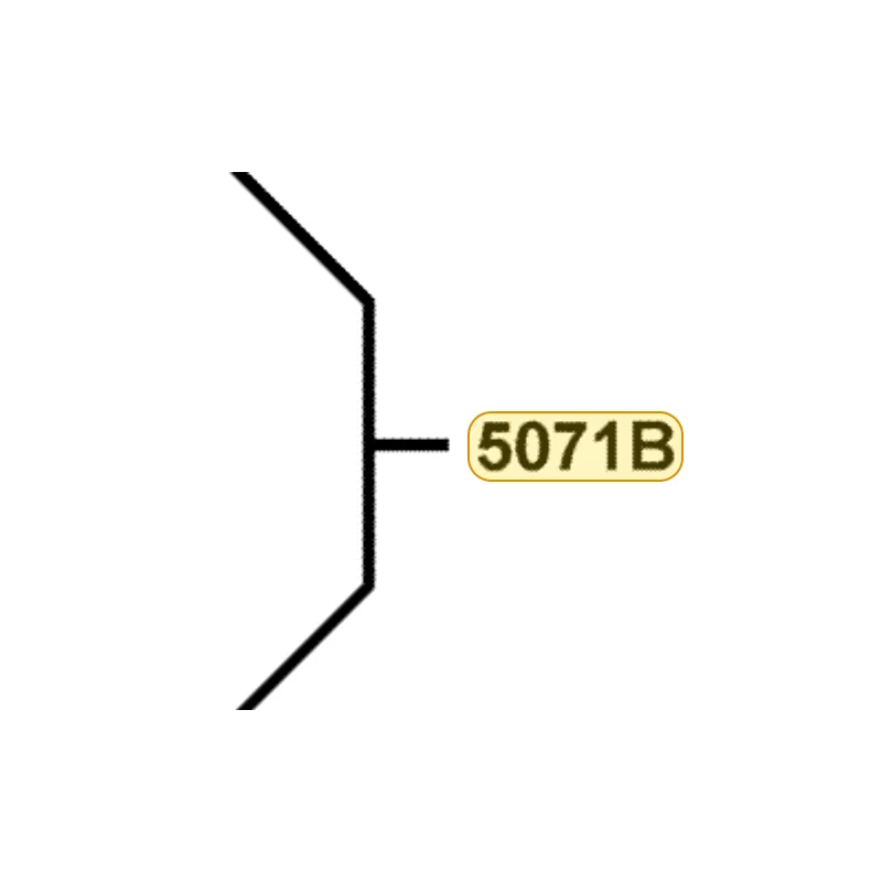 5071B-LCD2-E00-N1R BAR ASSY L RR STEP (Black) — diagram cutout