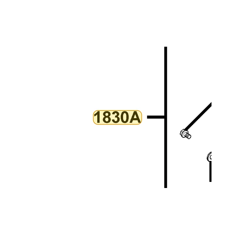 1830A-LCD2-E0A MUFFLER ASSY EXHAUST/P208 **F6S C.P.N. — diagram cutout