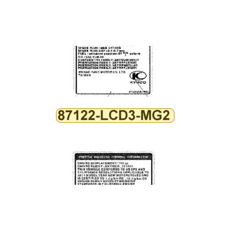 87122-LCD3-MG2-T01 MARK EVAPORATIVE — diagram cutout