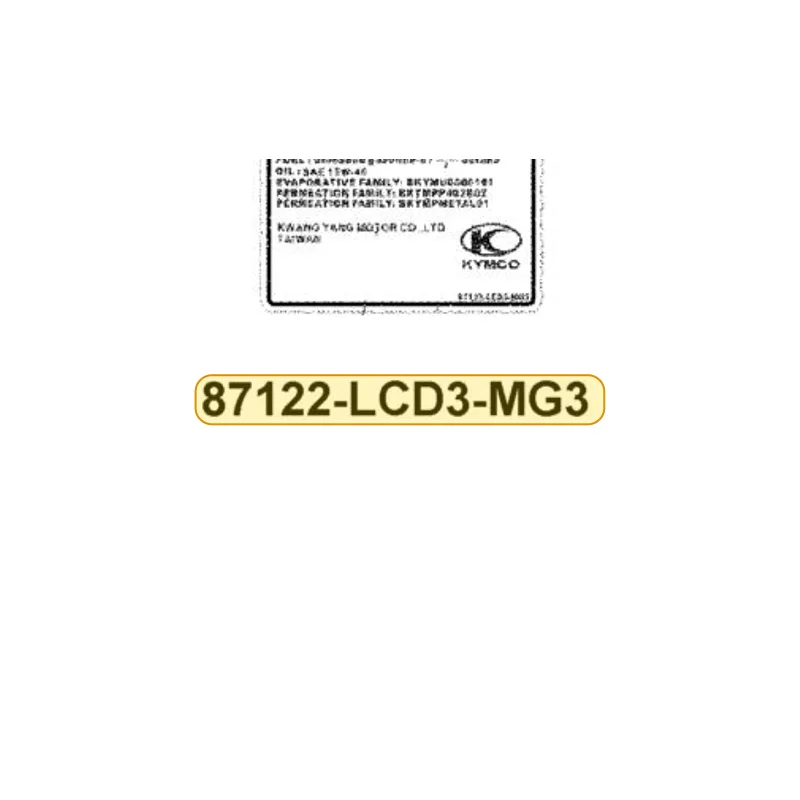 87122-LCD3-MG3-T01 MARK EVAPORATIVE E/M — diagram cutout