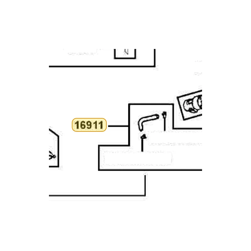16911-LDH1-E00 TUBE ASSY TANK TO STRAINER — diagram cutout