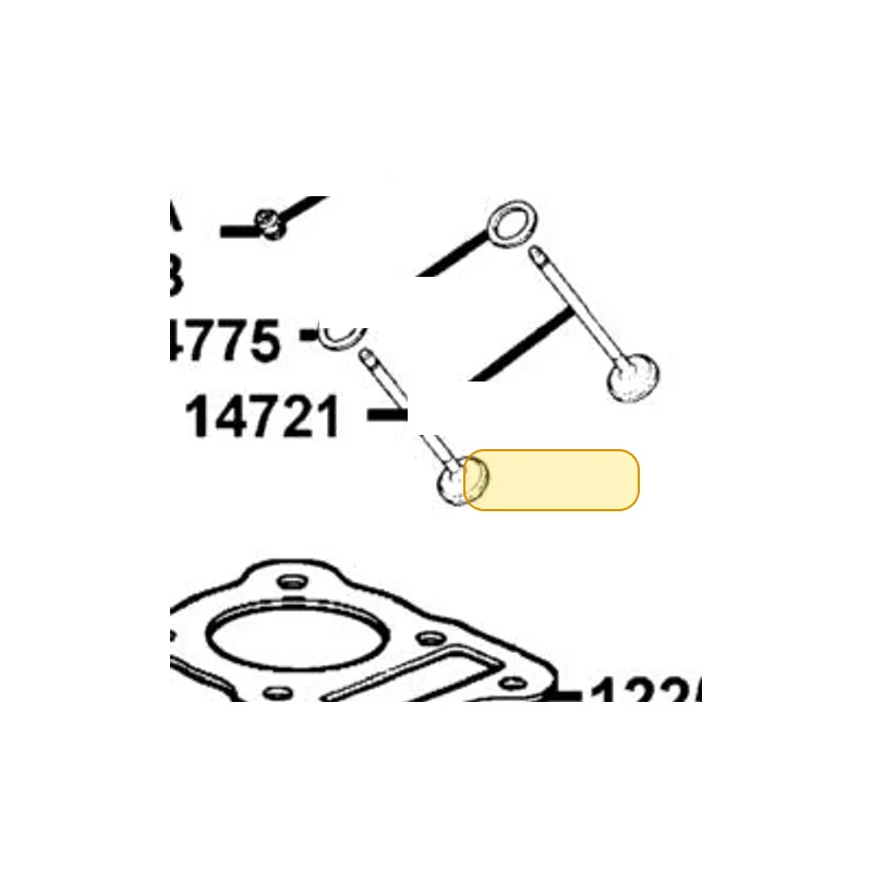 14721-KKA8-900 VALVE EXHAUST — diagram cutout