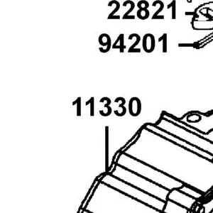 11330-LEC8-E00-MLA COVER COMP R CRANK CASE — diagram cutout
