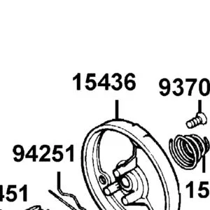 15436-1G07-001 CAP OIL FILTER ROTOR — diagram cutout