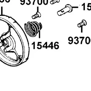 15446-1G07-001 SPRING OIL THROUGH — diagram cutout