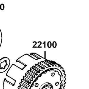 22100-3D24-001 OUTER COMP CLUTCH — diagram cutout