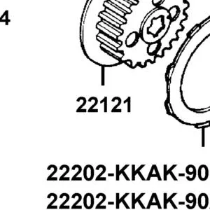 22121-1G07-011 CENTER CLUTCH — diagram cutout