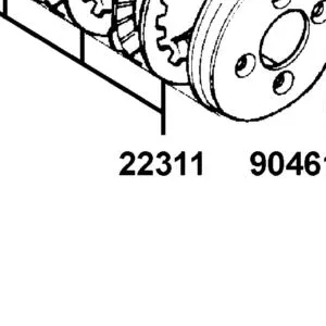 22311-1G07-001 PLATE CLUTCH — diagram cutout