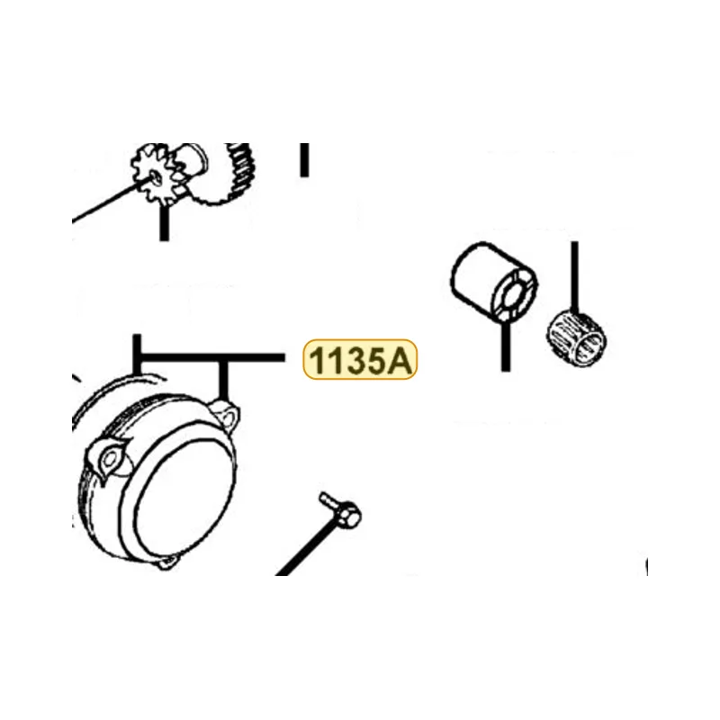 1135A-LEC8-E00-NEA COVER REDUCTION GEAR ASSY **(0) C. — diagram cutout