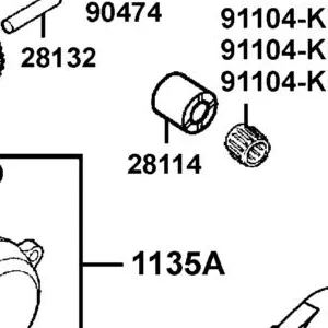 28114-KKA7-900 BOSS STARTING GEAR COMP — diagram cutout