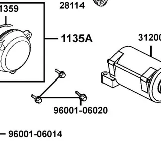 96001-06020-02 BOLT FLANGE SH 6*20 — diagram cutout