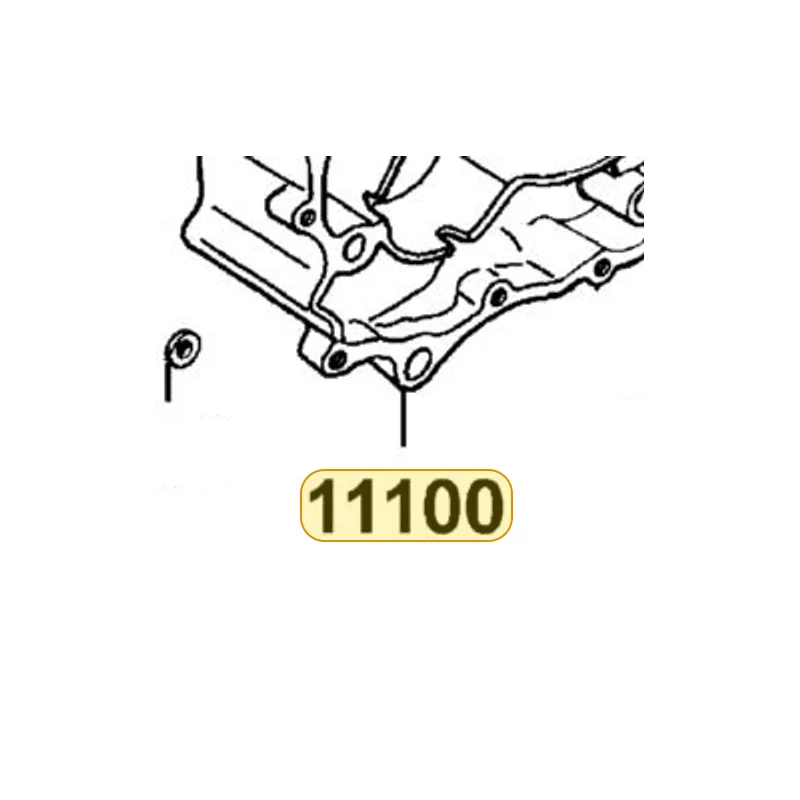 11100-LEC8-305-MLA CRANK CASE SET RIGHT — diagram cutout