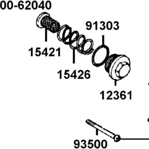 15426-1G07-001 SPRING OIL FILTER SCREEN — diagram cutout