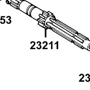 23211-KEC2-900 SHAFT MAIN TRANSMISSION — diagram cutout