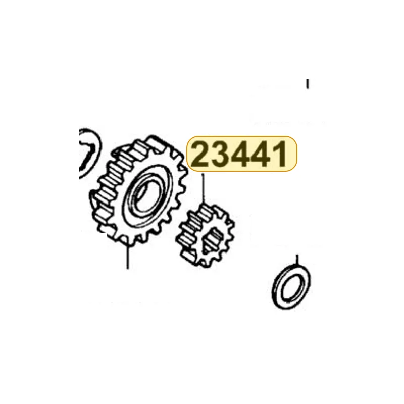 23441-KKAK-900 GEAR M-2 — diagram cutout
