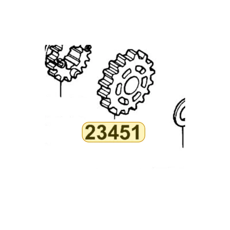 23451-KKAK-900 GEAR C2 — diagram cutout