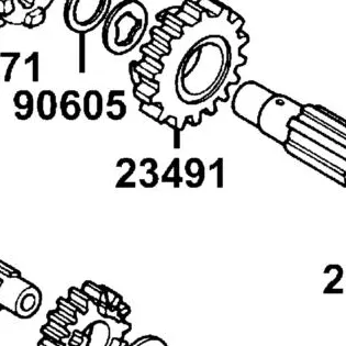 23491-4K39-001 GEAR C-4 (26T) — diagram cutout