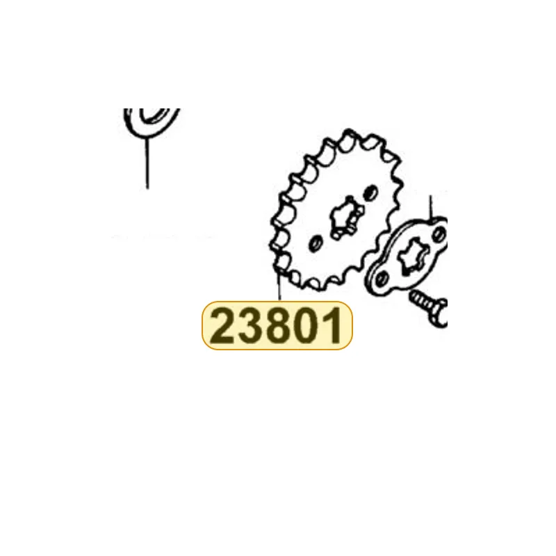 23801-LEC8-E00 SPROCKET DRIVE — diagram cutout