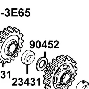 90452-1G07-001 WASHER THRUST 16.5M/M — diagram cutout