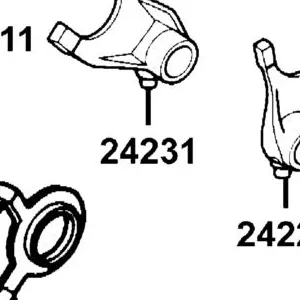 24231-1G07-011 FORK CENTER GEAR SHIFT — diagram cutout