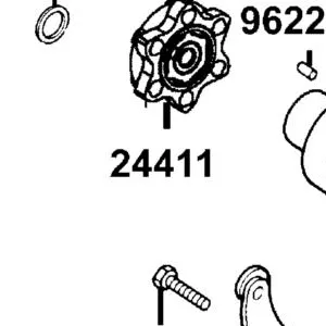 24411-KKAK-900 CAM GEAR SHIFT — diagram cutout