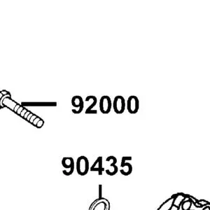 92000-06025-0G BOLT HEX 6X25 — diagram cutout